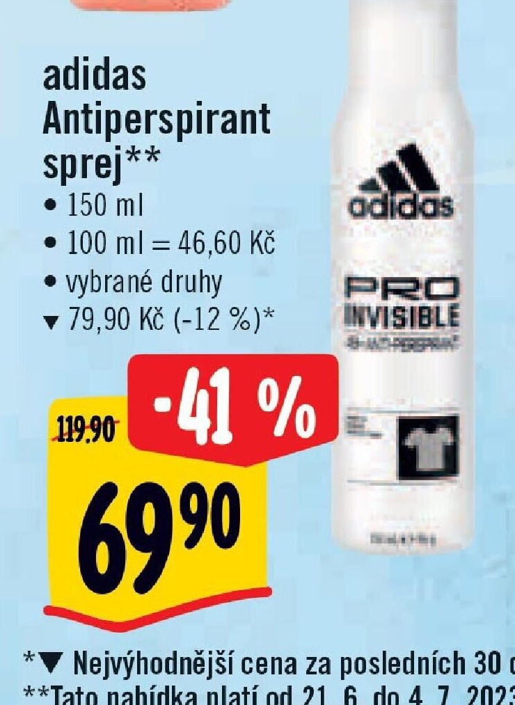 adidas Antiperspirant sprej