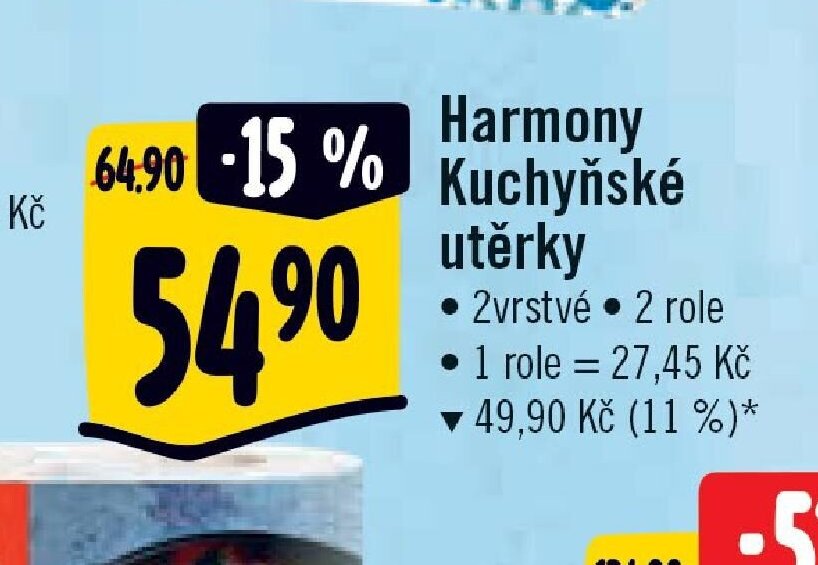 Harmony Kuchyňské utěrky
