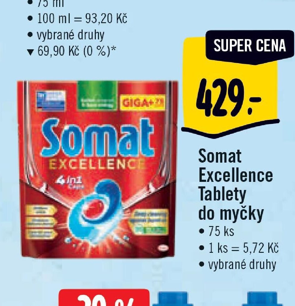 Somat Excellence Tablety do myčky