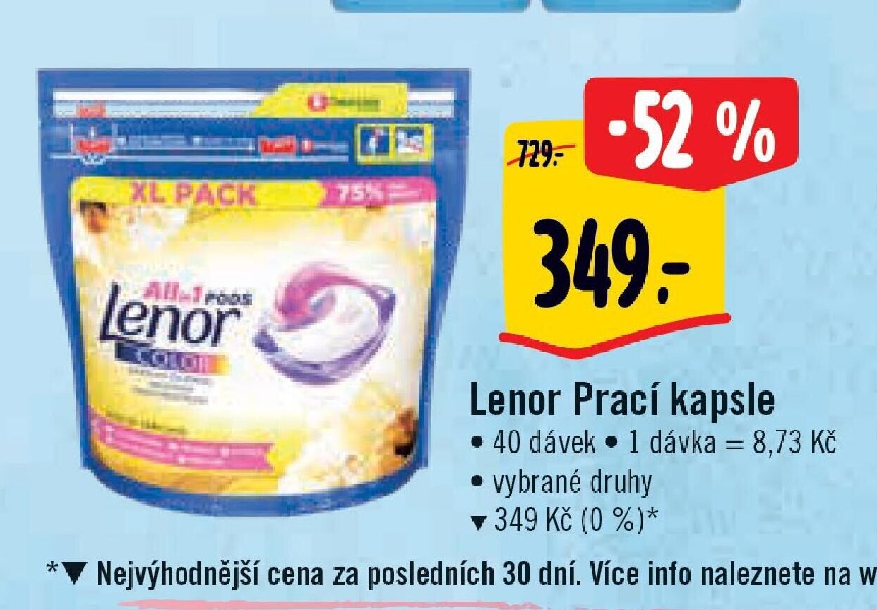 Lenor Prací kapsle