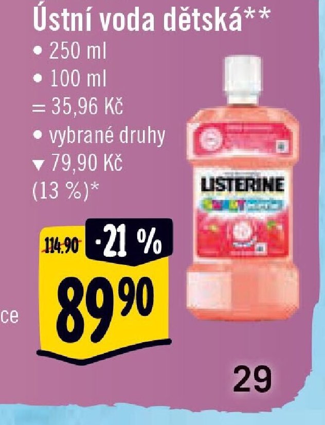 Listerine Ústní voda dětská