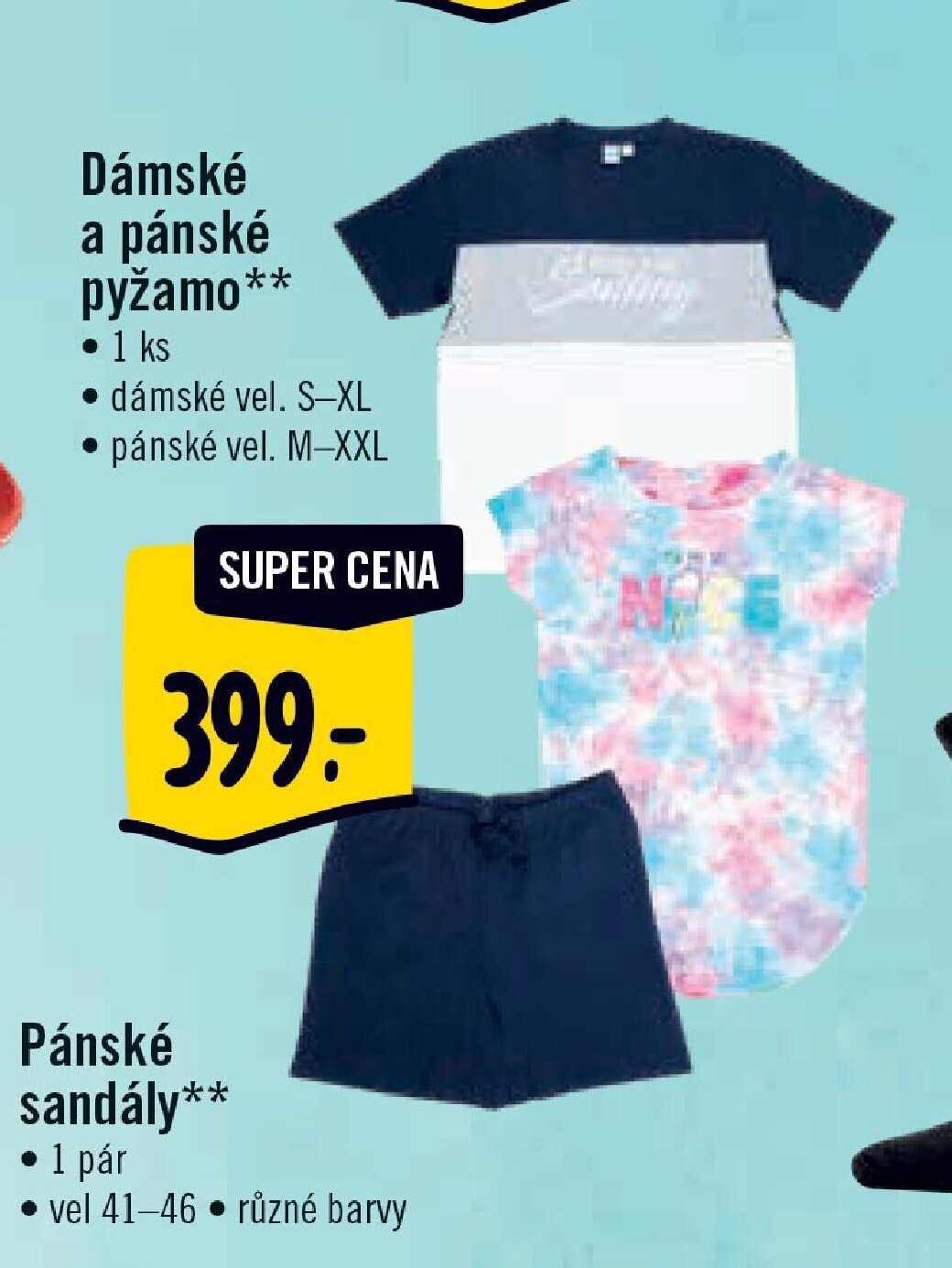 Dámské a pánské pyžamo