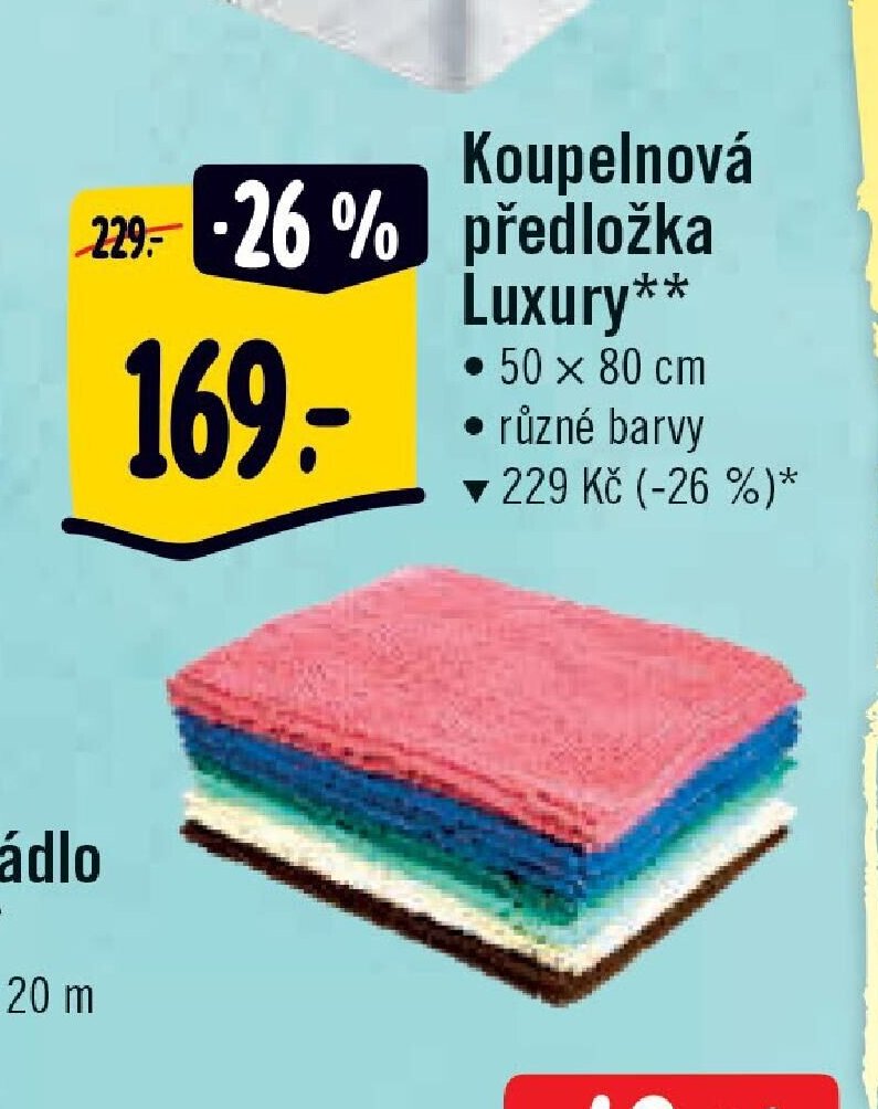 Koupelnová předložka Luxury