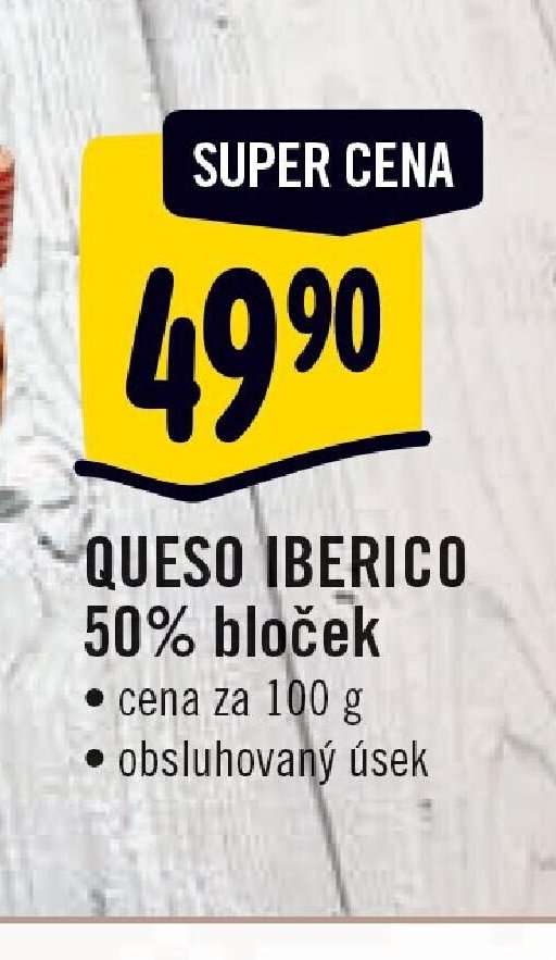 Queso Iberico 50% bloček