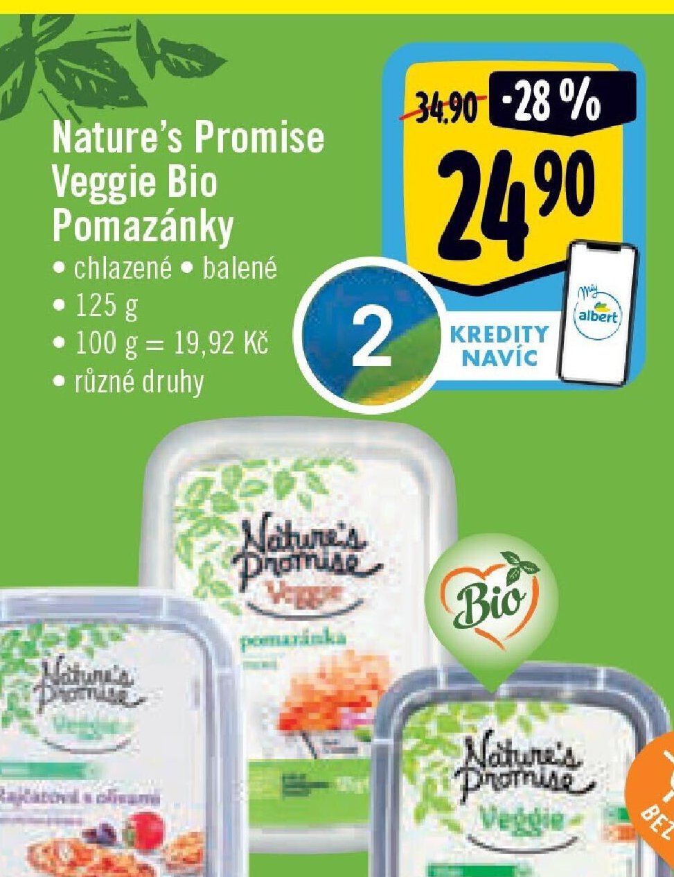 Nature's Promise Veggie Bio Pomazánky