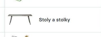 Stoly a stolky