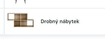 Drobný nábytek