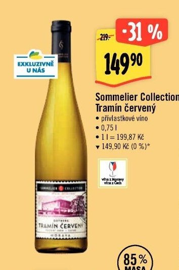 Sommelier Collection Tramín červený