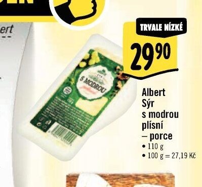Albert Sýr s modrou plísní