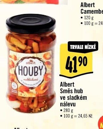 Albert Směs hub ve sladkém nálevu