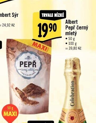 Albert Pepř černý mletý