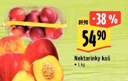 Nektarinky koš