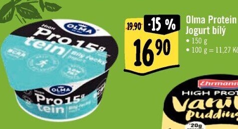 Bílý jogurt High protein Olma