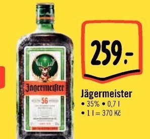 Bylinný likér Jägermeister