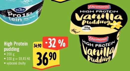Dezert pudink High protein Ehrmann