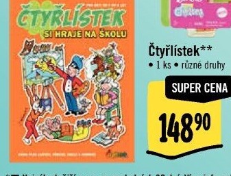 Kniha Čtyřlístek hravé listy