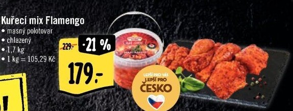 Kuřecí mix na gril Flamengo Vodňanské kuře