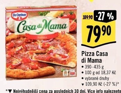 Pizza mražená Casa di Mama Dr. Oetker