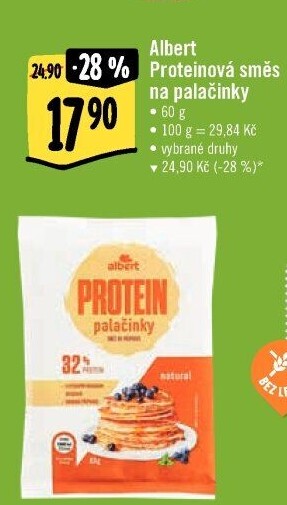 Směs proteinová na palačinky Albert