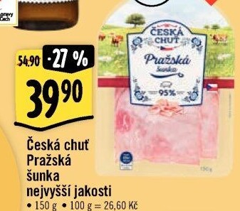 Šunka pražská nejvyšší jakosti Česká chuť