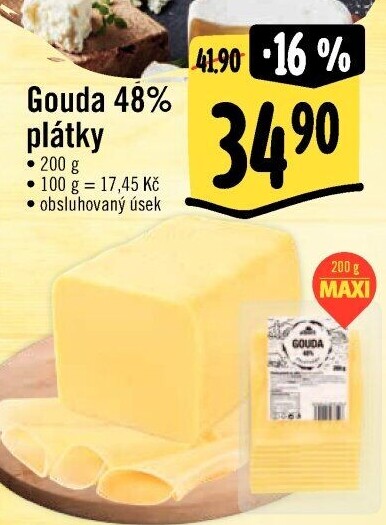 Sýr Gouda 48% Albert