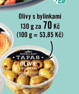 Tapas Olivy s bylinkami Albert Excellent