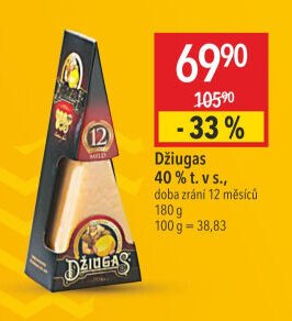 Džiugas 40% t. v s.