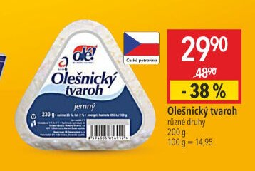 Olešnický tvaroh jemný