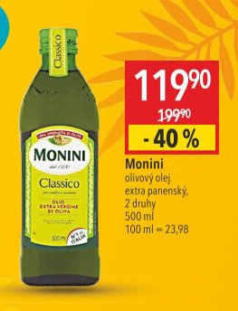 Monini olivový olej