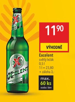 Excelent světlý ležák