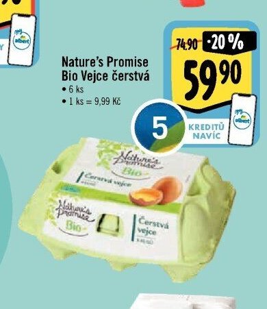 Nature's Promise Bio Vejce čerstvá