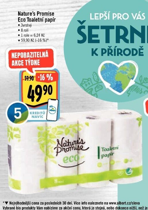 Nature's Promise Eco Toaletní papír