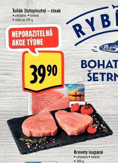 Tuňák žlutoploutvý - steak