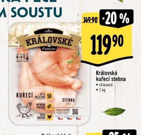 Královská kuřecí stehna