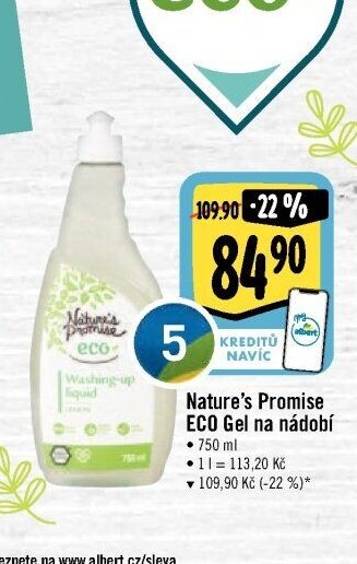 Nature's Promise ECO Gel na nádobí