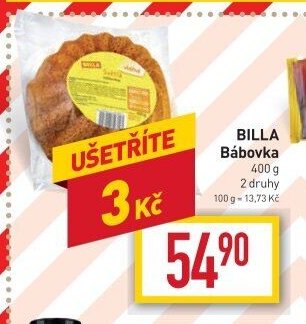 BILLA Bábovka