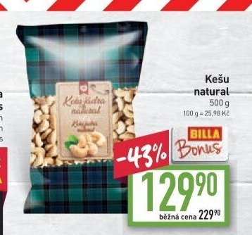 Kešu natural