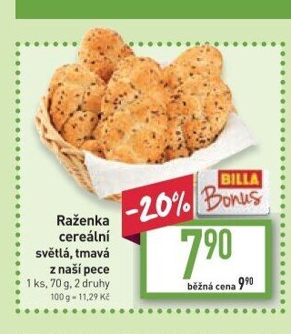 Raženka cereální světlá, tmavá