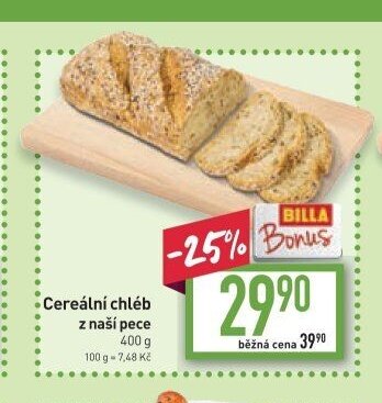 Cereální chléb z naší pece