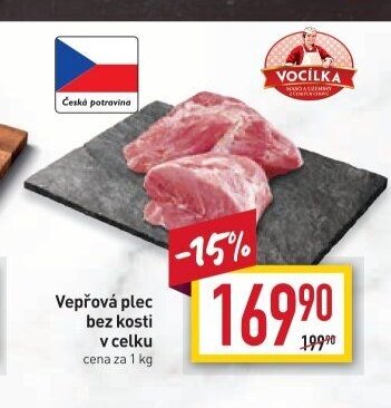 Vepřová plec bez kosti