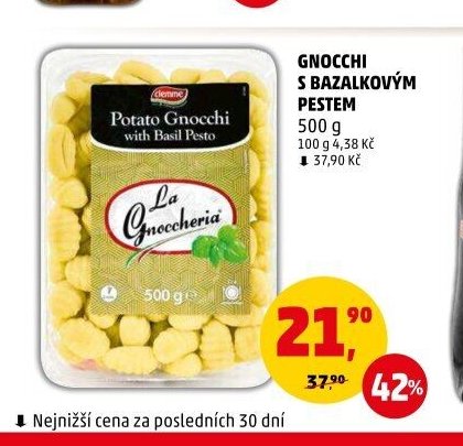 Gnocchi s bazalkovým pestem 500 g