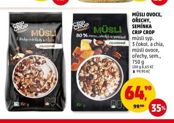 Müsli Crip Crop 750 g