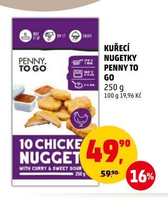 Kuřecí nugetky Penny To Go