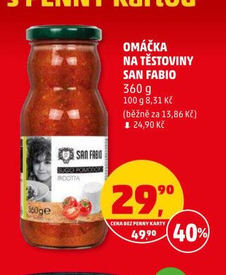 Omáčka na těstoviny San Fabio
