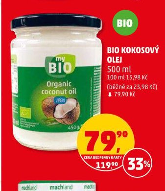 Bio kokosový olej