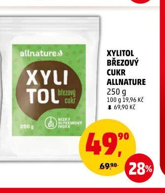 Xylitol březový cukr Allnature