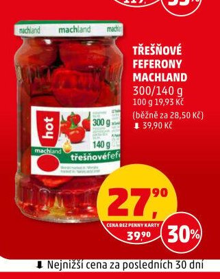 Třešňové feferony Machland