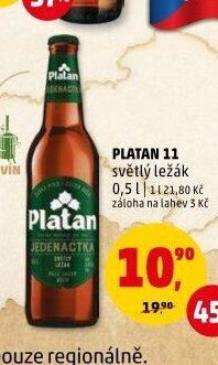 Platan 11 světlý ležák