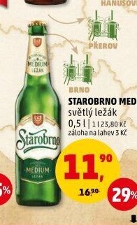 Starobrno Medium světlý ležák