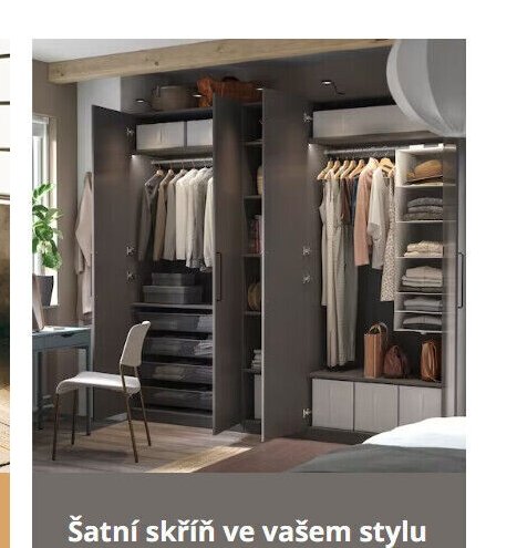 Šatní skříň ve vašem stylu - IKEA akcniletaky.com